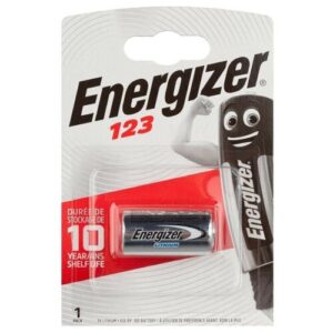 Батарейка Energizer CR123, в упаковке: 1 шт.