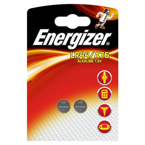 Батарейка Energizer LR44/A76, в упаковке: 2 шт.