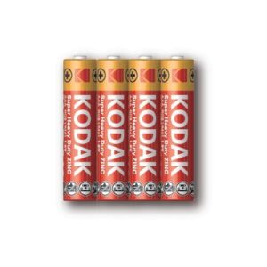 Батарейка Kodak Super Heavy Duty AAA, в упаковке: 4 шт.