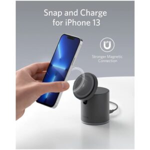 Магнитное беспроводное зарядное устройство Anker 623 Magnetic Wireless Charger (MagGo) Black (A2568Р11)