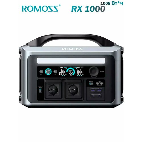 Портативный источник питания Romoss RX1000, 1008 Вт*ч (315000mAh) 220V
