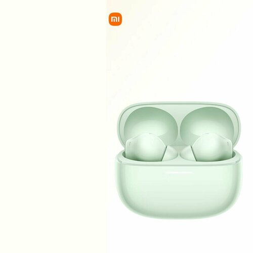 Xiaomi, REDMI Buds 6 Pro , гарнитура tws, Bluetooth 5.4, источник питания, IP54, Type-C, 16 Ом,зеленый