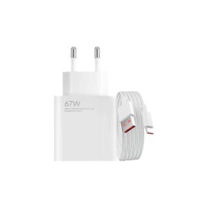 Сетевое зарядное устройство Xiaomi 67W HyperCharge Combo (Type-A) EU (BHR9465EU) White
