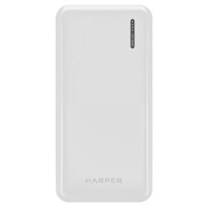Портативный аккумулятор HARPER PB-20011, белый, упаковка: коробка
