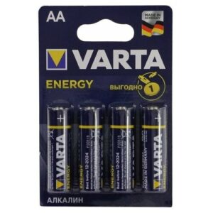 Батарейка VARTA ENERGY AA, в упаковке: 4 шт.