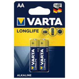 Батарейка VARTA LONGLIFE AA, в упаковке: 2 шт.
