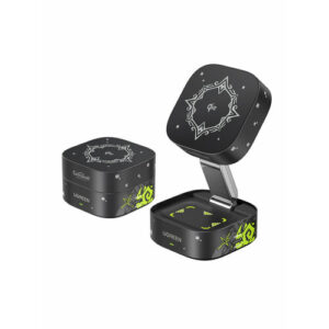 UGREEN MagFlow беспроводное зарядное устройство версия Genshin Impact 2-in-1 Qi2 15W- Black