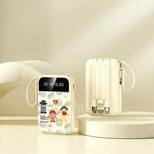 Блок питания Neutral, 20000mAh, 5000mAh, с подарочной печатью, бежевый