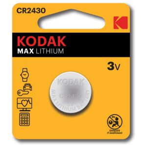 Батарейка Kodak Max Lithium CR2430, в упаковке: 1 шт.