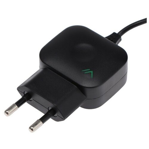 Сетевое зарядное устройство Vertex SlimLine 2.1A+microUSB black