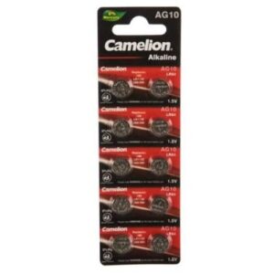 Camelion Батарейка G10 BL-10 Mercury Free AG10-BP10 0%Hg , 389A LR1130 189 батарейка для часов 10 шт. в уп-ке