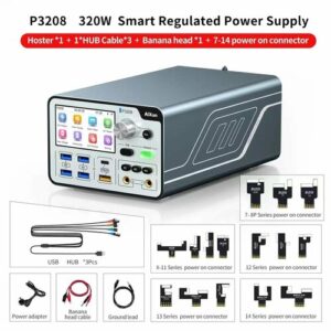 Блок питания AiXun P3208, PD + QC3.0 + кабеля для питания и включения iPhone 7 - 15PM