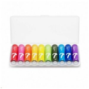 Батарейки щелочные Xiaomi AAA Rainbow Batteries (10 Count) LR03 Разноцветный