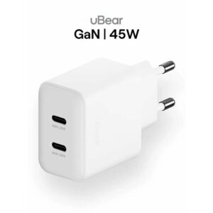 Сетевое зарядное устройство uBear Motion USB-Cx2 45W
