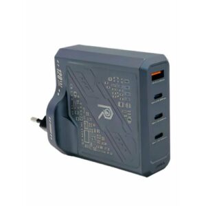 Сетевое зарядное устройство Remax RP-U107 GaN-4, 3Type C+USB 120W, блок питания, ган зарядка для iOS и андроид