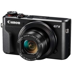 Фотоаппарат Canon PowerShot G7X Mark II аккумулятор, зарядное устройство, ремень, Black