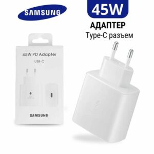 Блок питания, сетевой адаптер Samsung 45W PD Power Adapter USB-C, белый