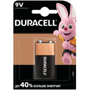 Батарейка Duracell Basic 9V Крона, в упаковке: 1 шт.