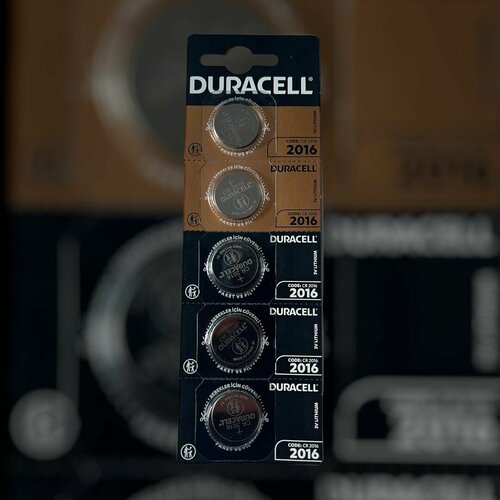Батарейка Duracell CR2016 BL5 Lithium 3V