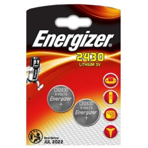 Батарейка Energizer CR2430, в упаковке: 2 шт.