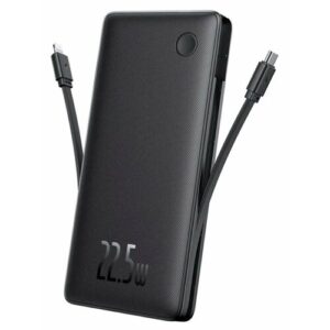 Портативное зарядное устройство Baseus Airpow Lite 10000mAh 22.5W Dual-Cable Cosmic Black (P10067501123-00)