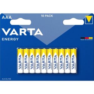 Аккумулятор щелочная (alkaline) 1160 мА·ч 1.5 В VARTA ENERGY AAA, 10 шт.