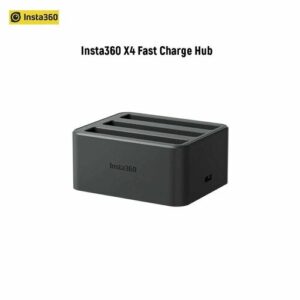 Зарядная станция для экшн камеры Insta36o X4 Fast Charge Hub, для трёх аккумуляторов, чёрная