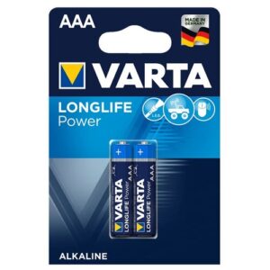 Батарейка VARTA LONGLIFE Power AAA, в упаковке: 2 шт.