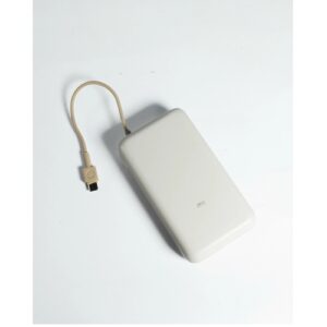 Внешний аккумулятор Mi Power Bank With Cable USB-C 20000mAh Pocket Version Beige (PB2030MI)