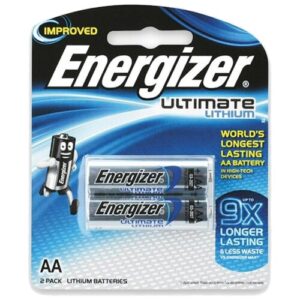 Батарейка Energizer Ultimate Lithium AA, в упаковке: 2 шт.