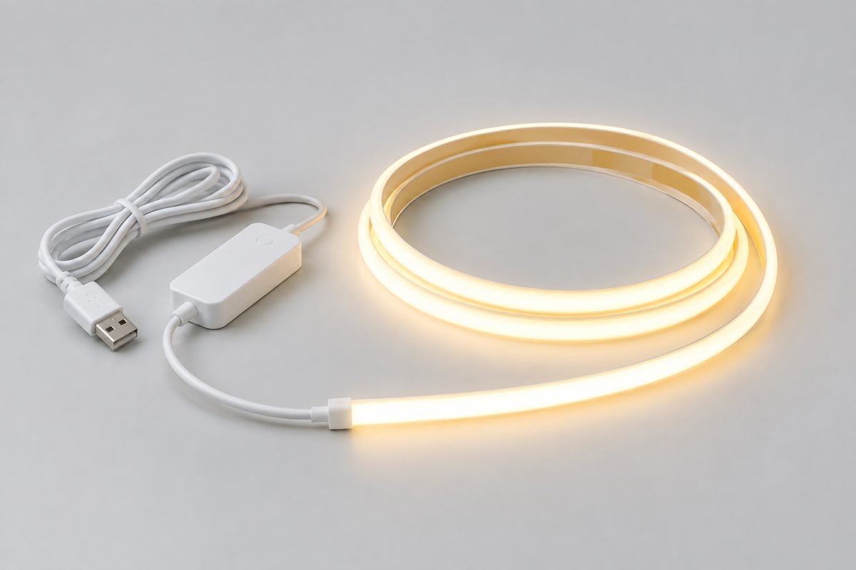 Умная светодиодная лента COB с Wi-Fi и USB — подсветка без точек